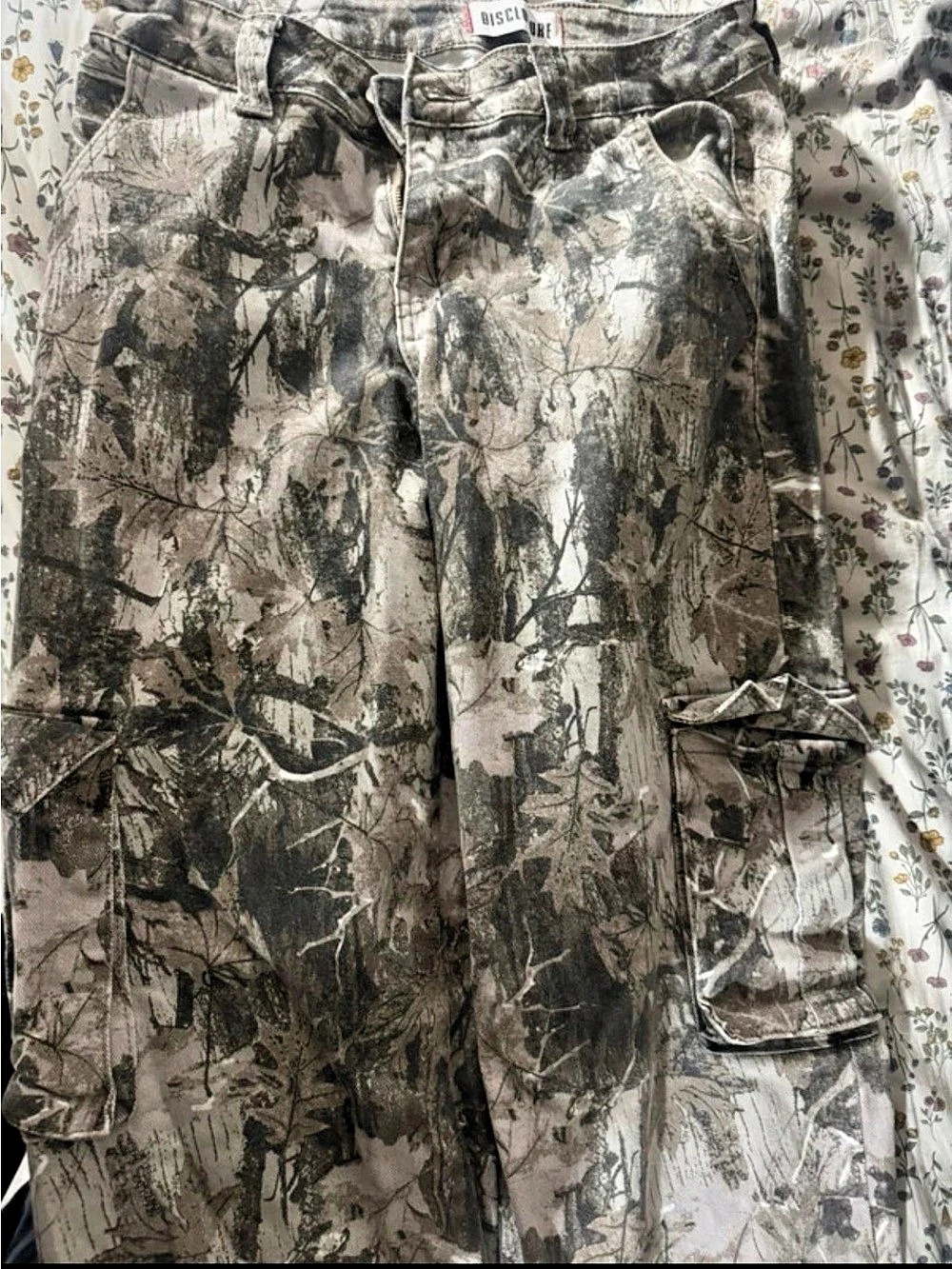 Disclosure Camo Cargo Pants